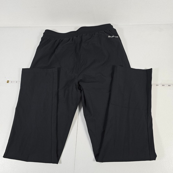 1st Phorm Men Black Athletic Track Pants Joggers Size M Nylon Spandex Drawstring - Picture 2 of 9